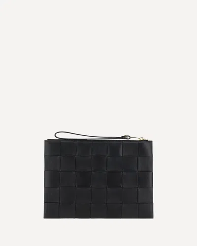 Bottega Veneta Woven Leather Pouch Bag