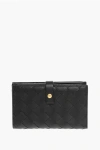 Bottega Veneta Woven Leather Wallet With Coin Holder Grösse Unica