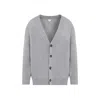 Bottega Veneta Cashmere Cardigan In Gray