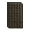 Bottega Veneta Intrecciato Piccolo Vertical Card Case In Black