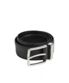 Bottega Veneta Intreccio Buckled Belt In Black