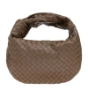 Bottega Veneta Woven Pattern Handbag In Brown