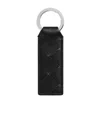 Bottega Veneta Woven Pattern Key Ring In Black