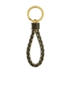 Bottega Veneta Weaving Key Chain In Multicolor