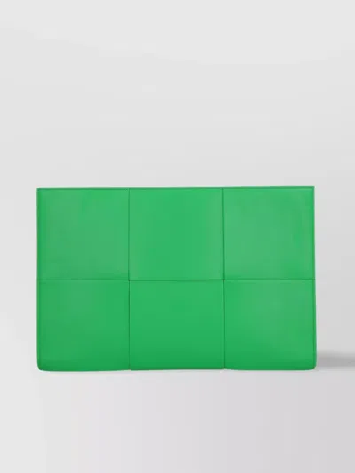 Bottega Veneta Woven Pattern Laptop Bag