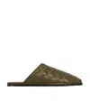 Bottega Veneta Sunday Padded Intrecciato Leather Slippers In Green