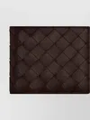 Bottega Veneta Intrecciato Bi-fold Wallet With Coin Purse In Brown