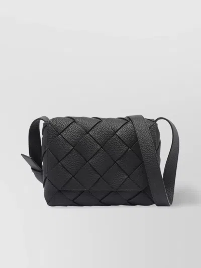 BOTTEGA VENETA WOVEN RECTANGULAR SHOULDER BAG
