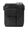 Bottega Veneta Woven Shoulder Bag In Black