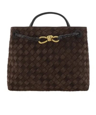 Bottega Veneta Woven Shoulder Bag In Black
