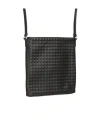 Bottega Veneta Woven Shoulder Bag In Black