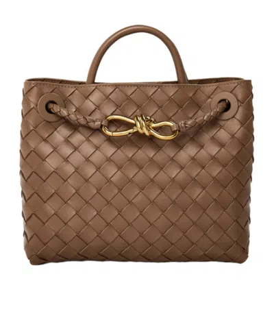 Bottega Veneta Woven Shoulder Bag In Purple