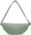 Bottega Veneta Taupe Pouch On Strap Bag In Gray