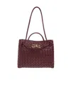 Bottega Veneta Medium Andiamo Bag In Wine Red