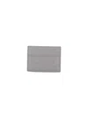 Bottega Veneta Woven Two-tone Card Holder In Gray