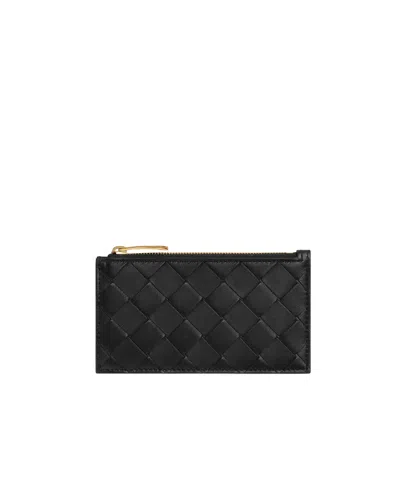BOTTEGA VENETA INTRECCIATO SLIM ZIPPED CARD CASE