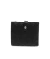 Bottega Veneta Woven Zipper Wallet In Black