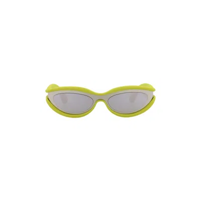 Pre-owned Bottega Veneta Wrap Around Sunglasses 'silver' | Men's Size Onesize