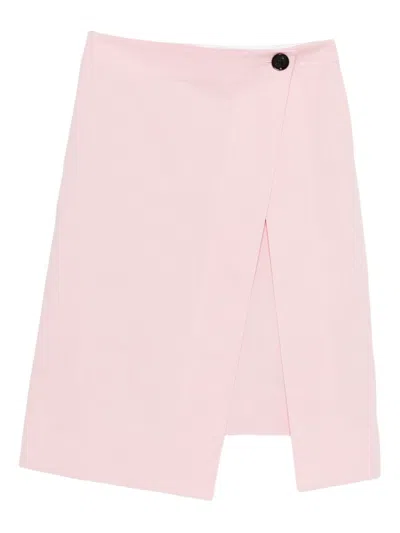 Bottega Veneta Wrap-design Midi Skirt