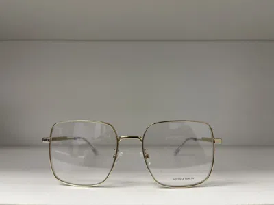 Pre-owned Bottega Veneta X Vintage New Bottega Veneta Bv1110 Wire Glasses Eyeglasses In Gold