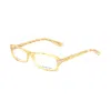 Bottega Veneta Yellow Acetate Frames