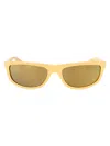 Bottega Veneta Yellow Acetate Sunglasses