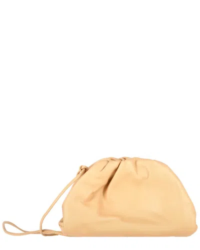 BOTTEGA VENETA BOTTEGA VENETA YELLOW CALFSKIN LEATHER MINI POUCH 20 SLING BAG (AUTHENTIC PRE-  LOVED)