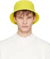 Bottega Veneta Yellow Intrecciato Bucket Hat In 7193 Lighthouse