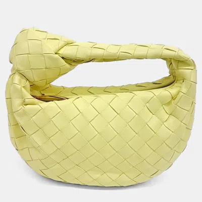 Pre-owned Bottega Veneta Yellow Leather Bv Mini Jodi Bag
