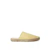 Bottega Veneta Nappa Leather Intreccio Woven Espadrilles In Neutral