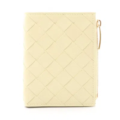 Pre-owned Bottega Veneta Yellow Leather Wallet (bi-fold) ()