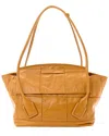 Bottega Veneta Yellow Maxi Intrecciato Leather Paper Maxi Medium Arco Slouch  (authentic Pre-loved)