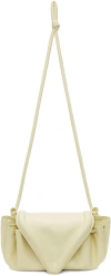 Bottega Veneta Yellow Medium Beak Crossbody Clutch In 7450 Ice Cream