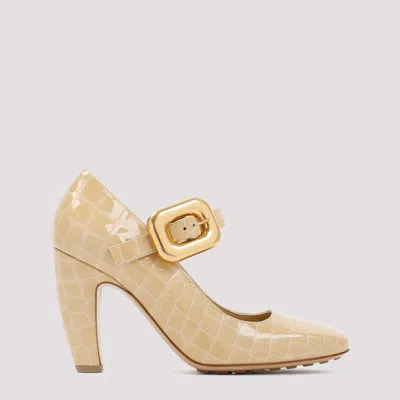 BOTTEGA VENETA YELLOW MOSTRA MARY JANE PUMP