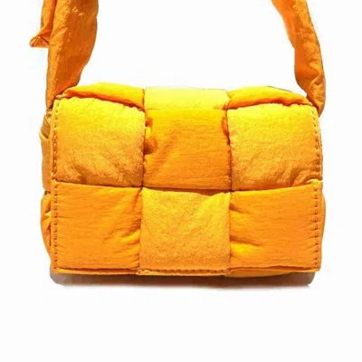 Pre-owned Bottega Veneta Yellow Nylon Shoulder Bag ()