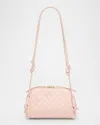 Bottega Veneta Zip Leather Pouch Shoulder Bag In White