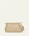 Bottega Veneta Zip Leather Pouch Shoulder Bag In Brown