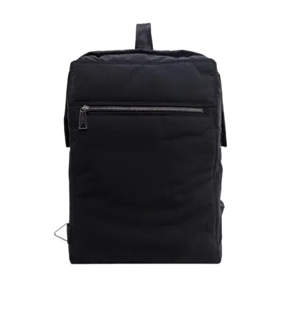 Bottega Veneta Zip-up Backpack In Black