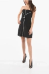 Bottega Veneta Zip-through Stretch-nylon Minidress