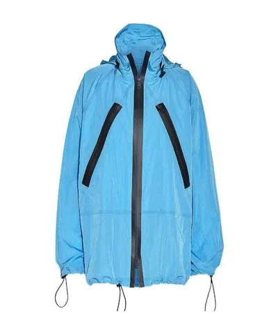 Bottega Veneta Zipped Lightweight Jacket In Blue