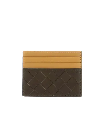 Bottega Veneta Zipper Card Bag In Green
