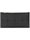 Bottega Veneta Cassette Leather Card Holder In Multicolour