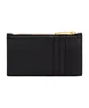 Bottega Veneta Zippered Cassette Card Holder In Black