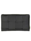 Bottega Veneta Wallet With Zip Accessories In Black