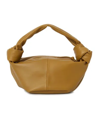 Bottega Veneta Zippered Handbag In Brown