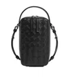 Bottega Veneta Zippered Shoulder Bag In Black