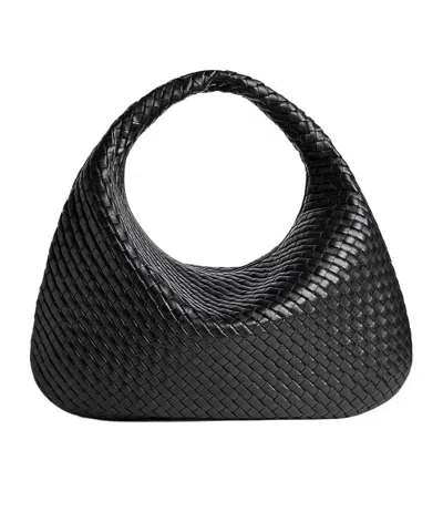 Bottega Veneta Maxi Veneta In Black