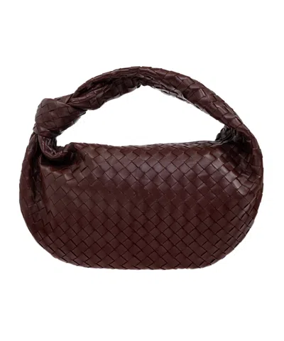 Bottega Veneta Zippered Shoulder Bag In Brown