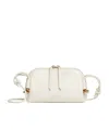 Bottega Veneta Concert Mini Leather Crossbody Bag In White