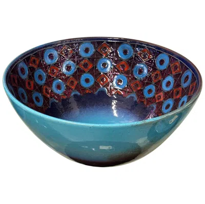 Pre-owned Bottega Vignoli Massive Pottery Bowl By  Faenza, 2014 In Black